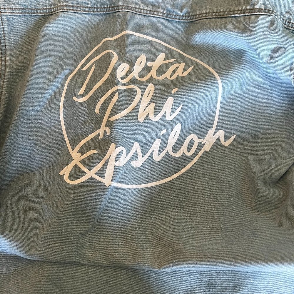 Delta Phi Epsilon Denim Jacket
